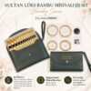 SULTAN LÜKS BAMBU MİSİNALI ŞİŞ SET BAMBOO SERIES